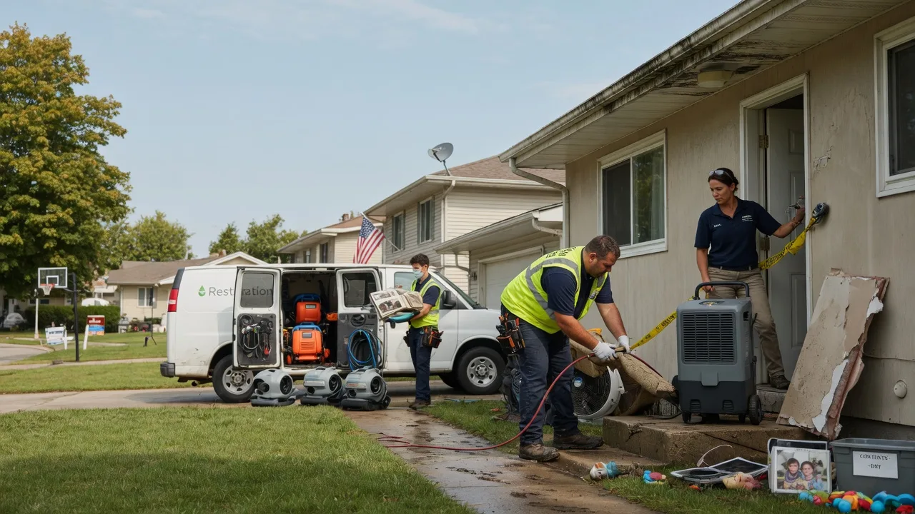 Water Damage Restoration in Amelia, OH near me